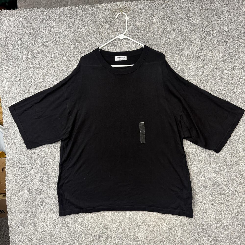Visitor Poeta Moda Sweater 3X Oversized Boxy Lightweight Streetwear Layering Y2K